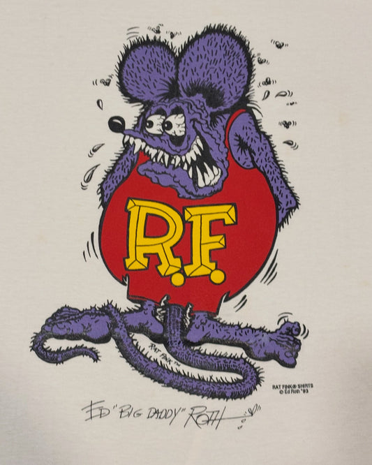 Vintage Rat Fink 「“RF” Purple Rat」