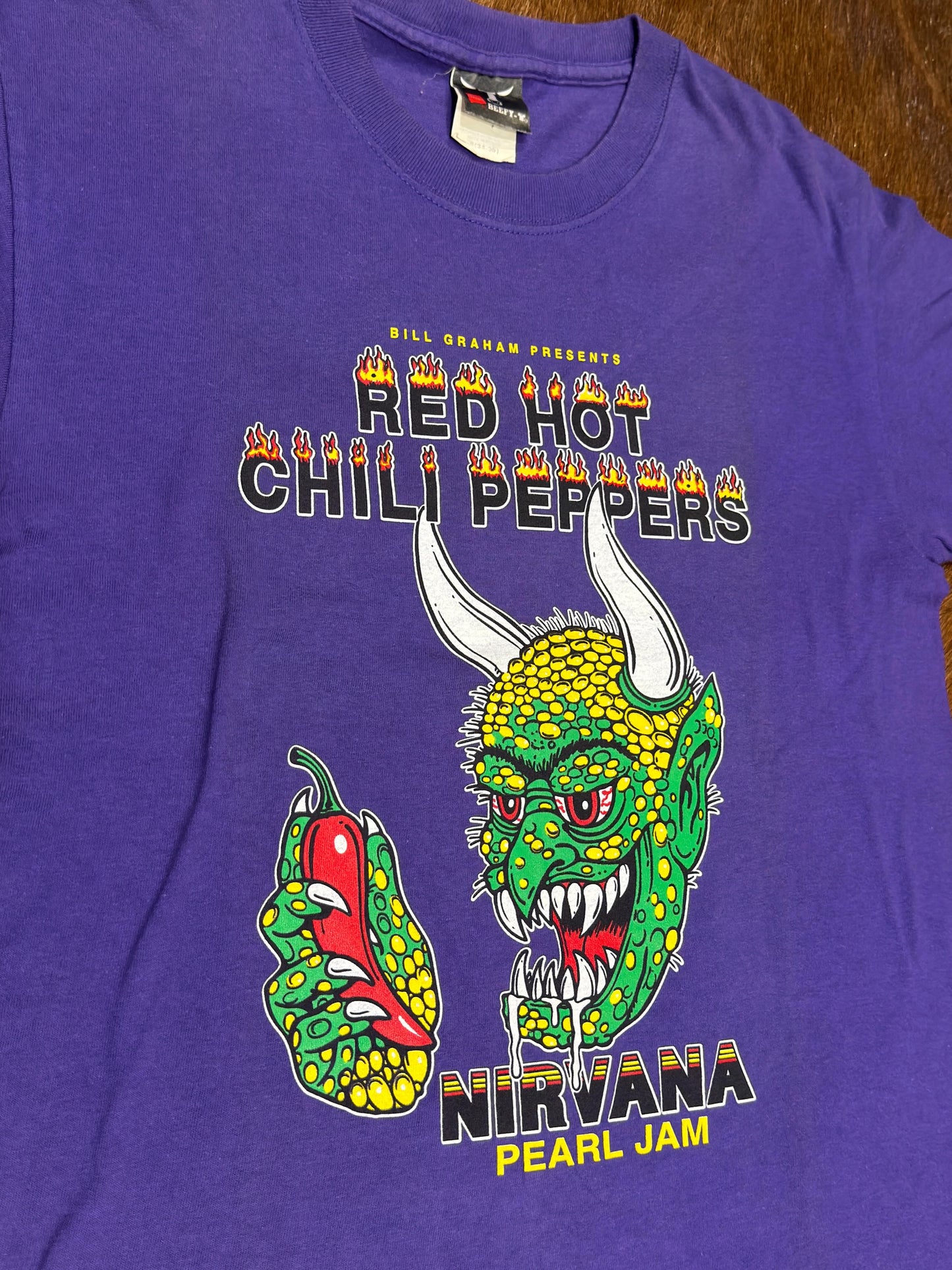 Red Hot Chili Peppers×NIRVANA パールジャムTシャツ
